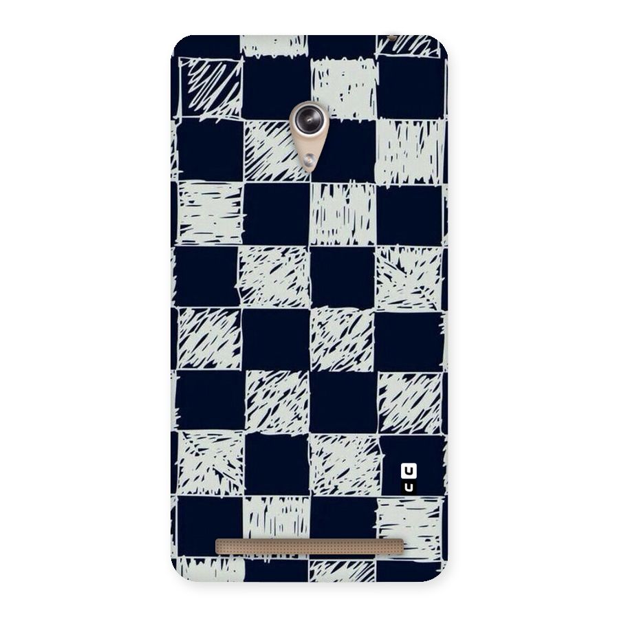 Sketchy Check Design Back Case for Zenfone 6
