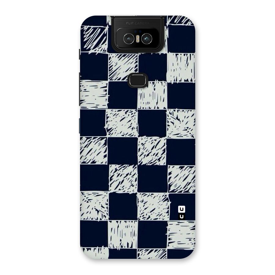 Sketchy Check Design Back Case for Zenfone 6z