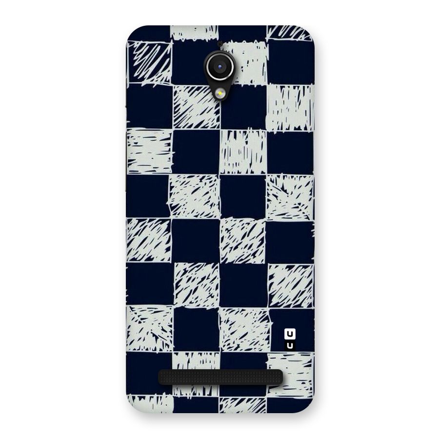 Sketchy Check Design Back Case for Zenfone Go