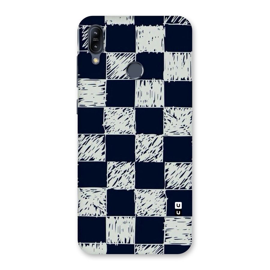 Sketchy Check Design Back Case for Zenfone Max M2
