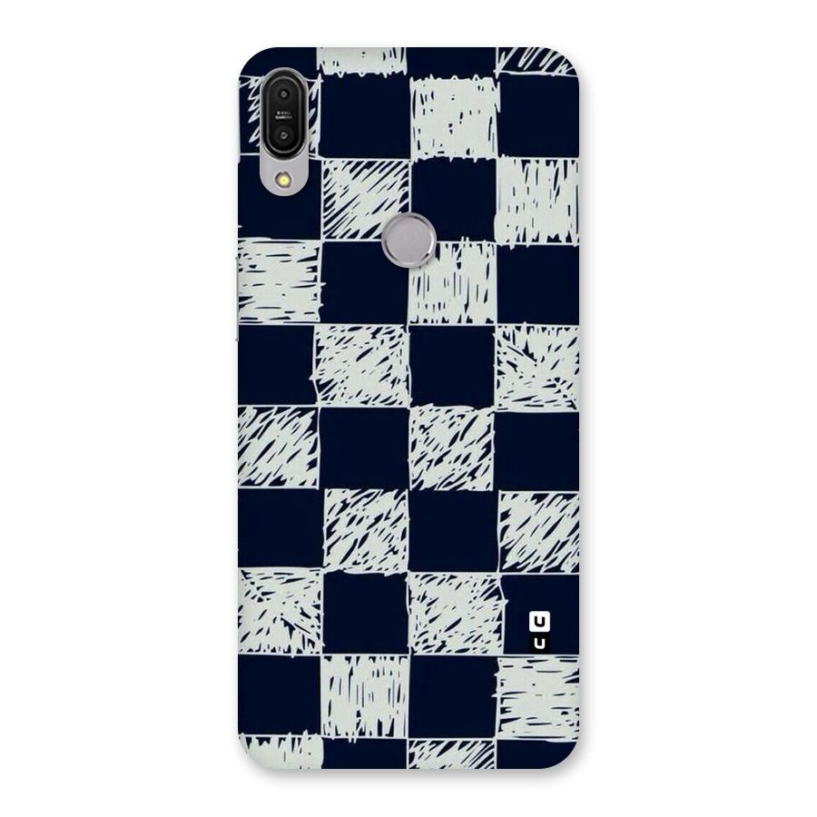 Sketchy Check Design Back Case for Zenfone Max Pro M1