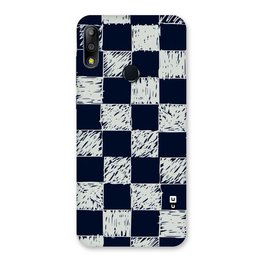Sketchy Check Design Back Case for Zenfone Max Pro M2