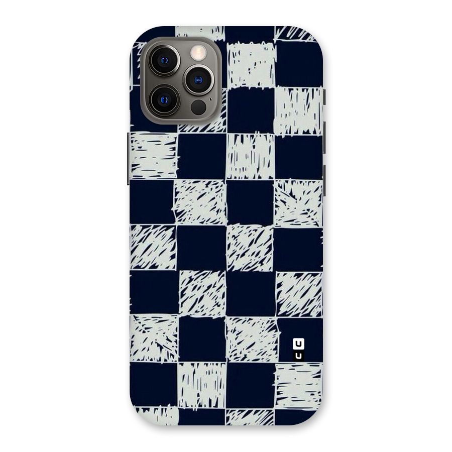 Sketchy Check Design Back Case for iPhone 12 Pro