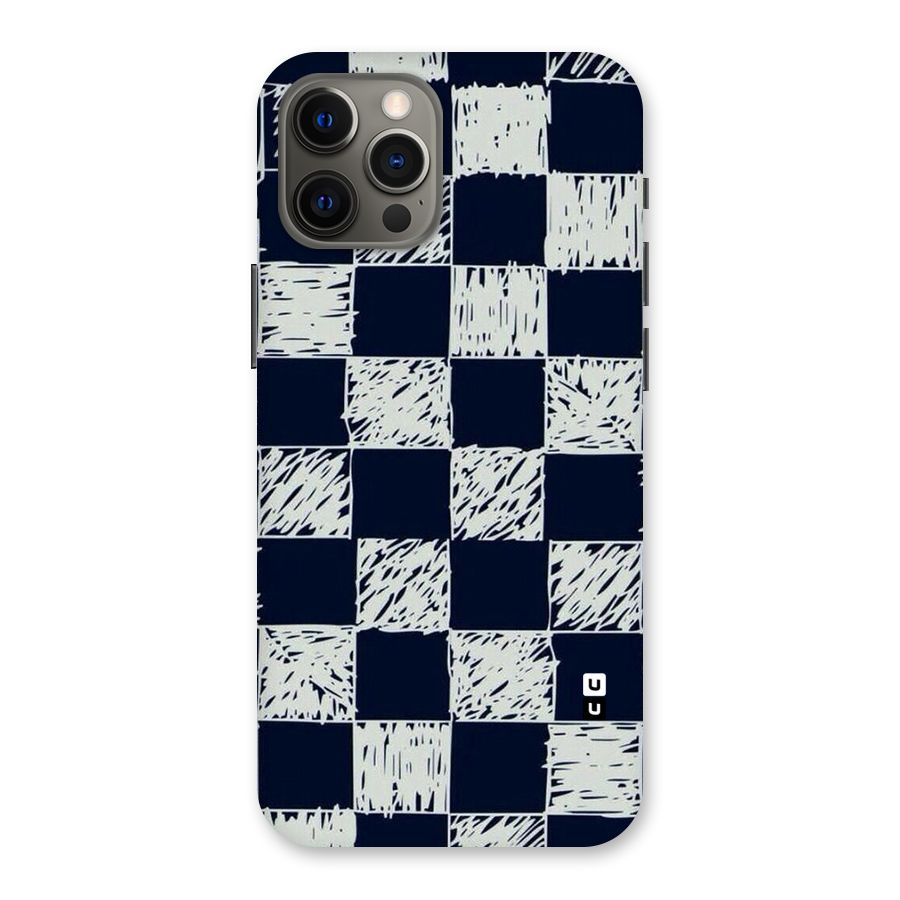 Sketchy Check Design Back Case for iPhone 12 Pro Max