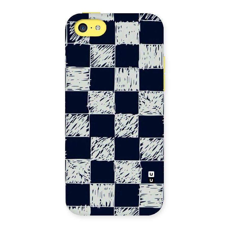 Sketchy Check Design Back Case for iPhone 5C