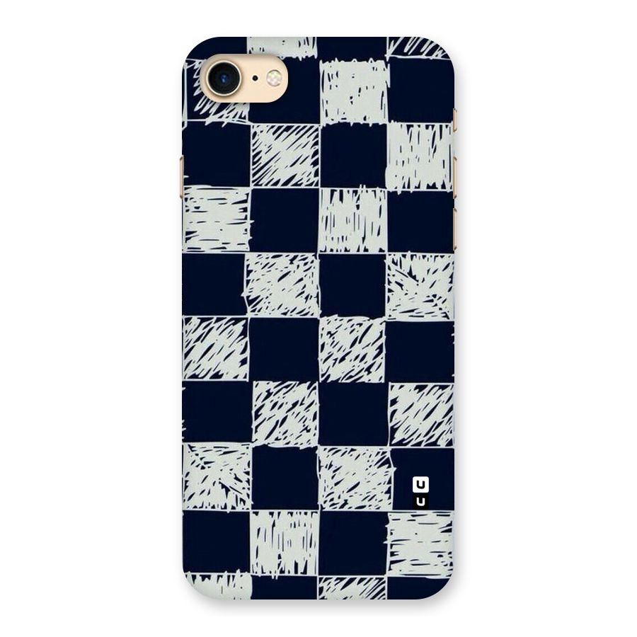 Sketchy Check Design Back Case for iPhone 7