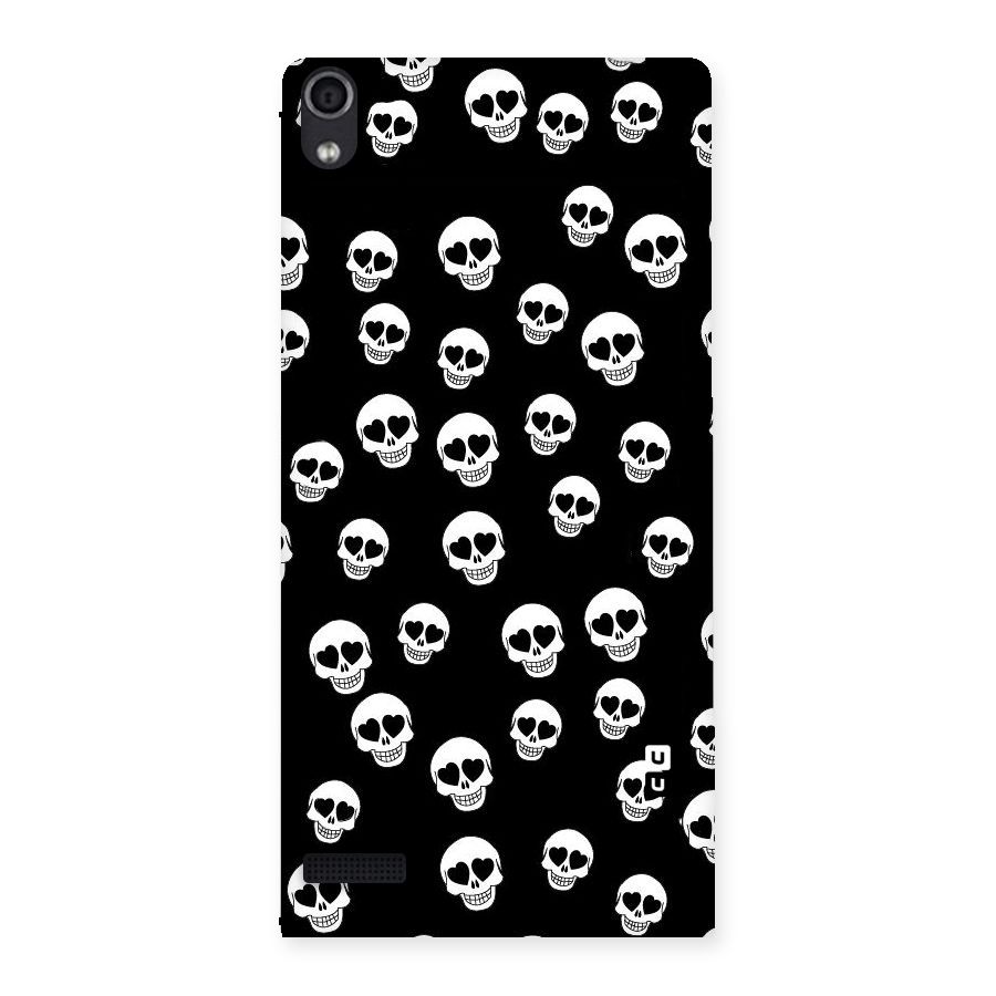 Skull Heart Back Case for Ascend P6