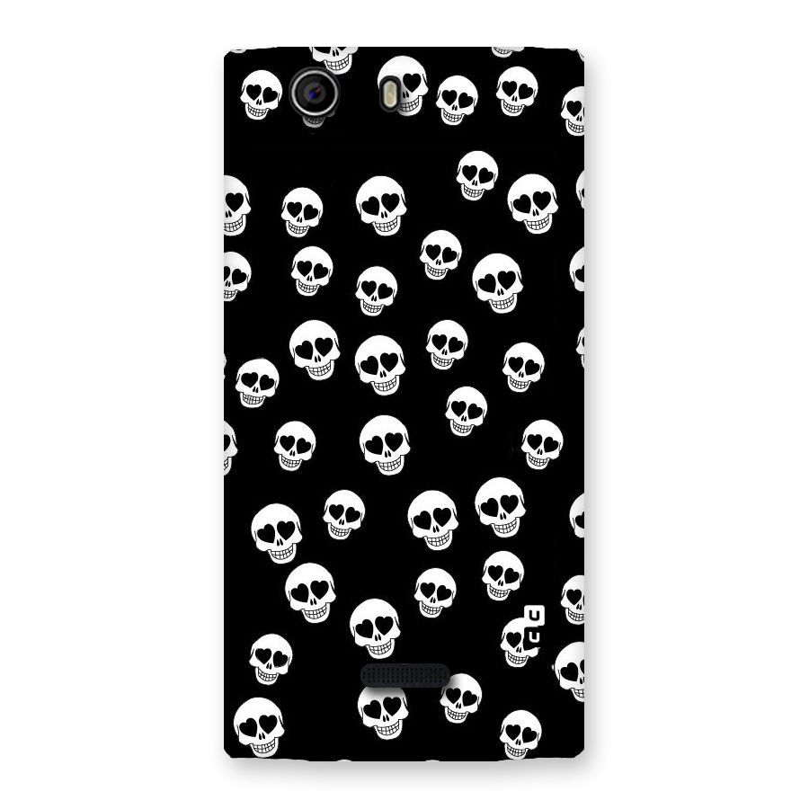 Skull Heart Back Case for Canvas Nitro 2 E311