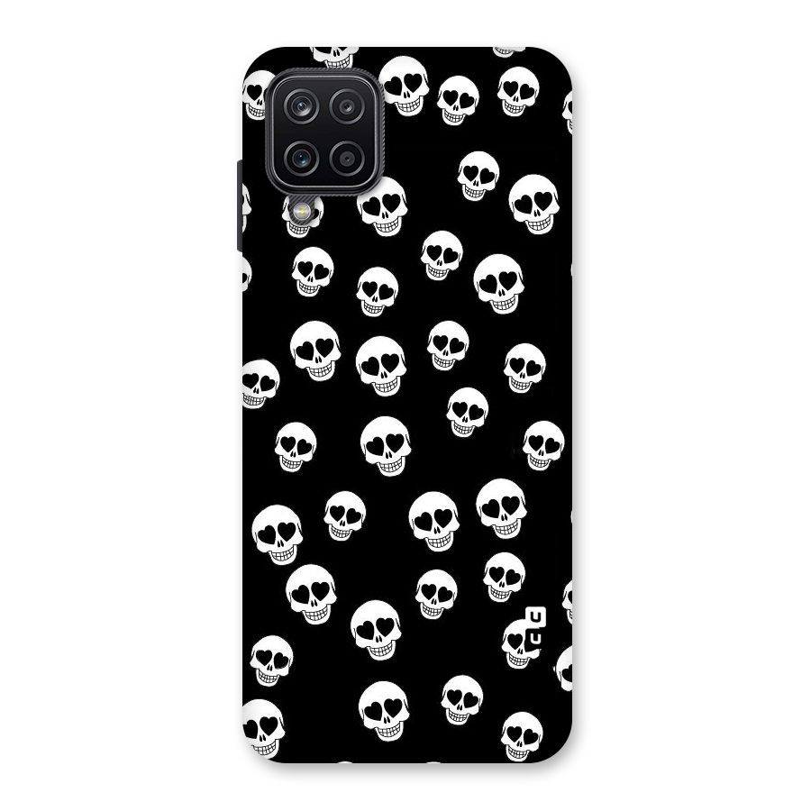 Skull Heart Back Case for Galaxy A12