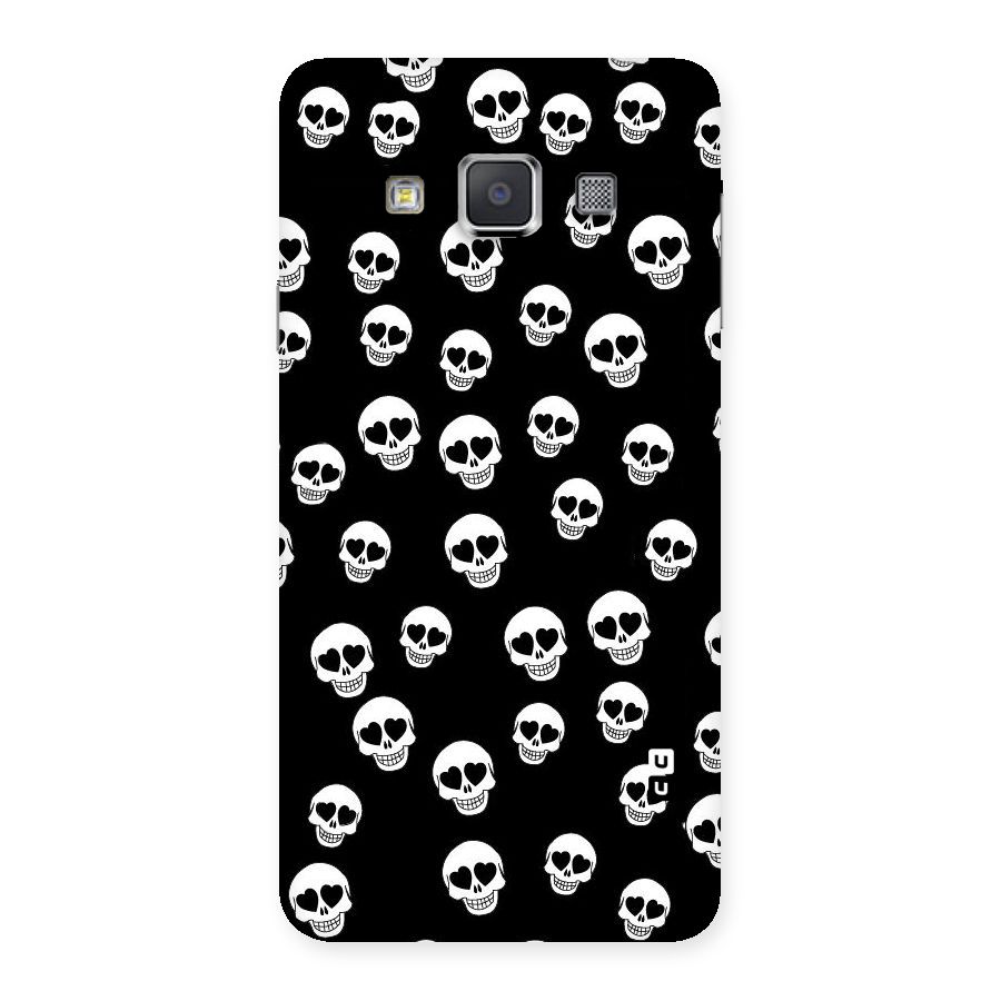 Skull Heart Back Case for Galaxy A3