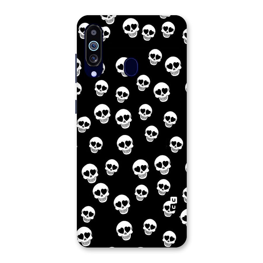 Skull Heart Back Case for Galaxy A60