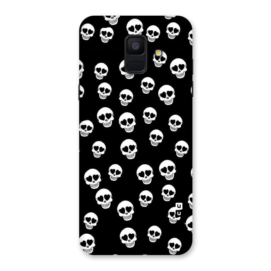 Skull Heart Back Case for Galaxy A6 (2018)