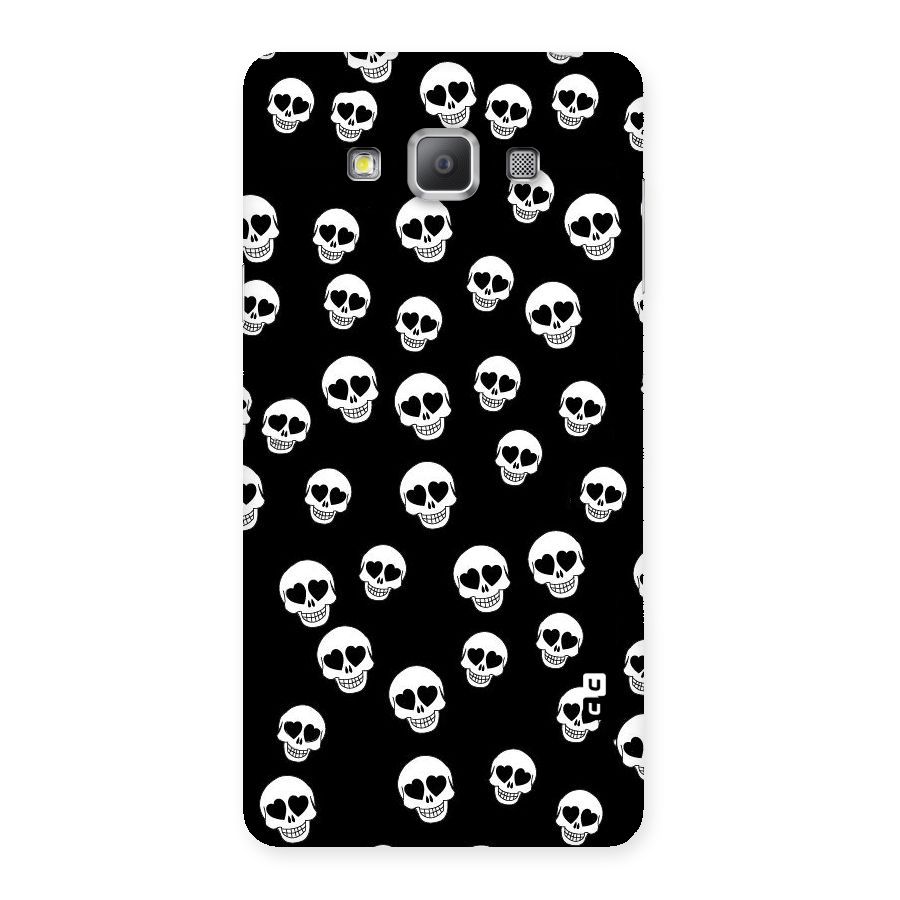 Skull Heart Back Case for Galaxy A7