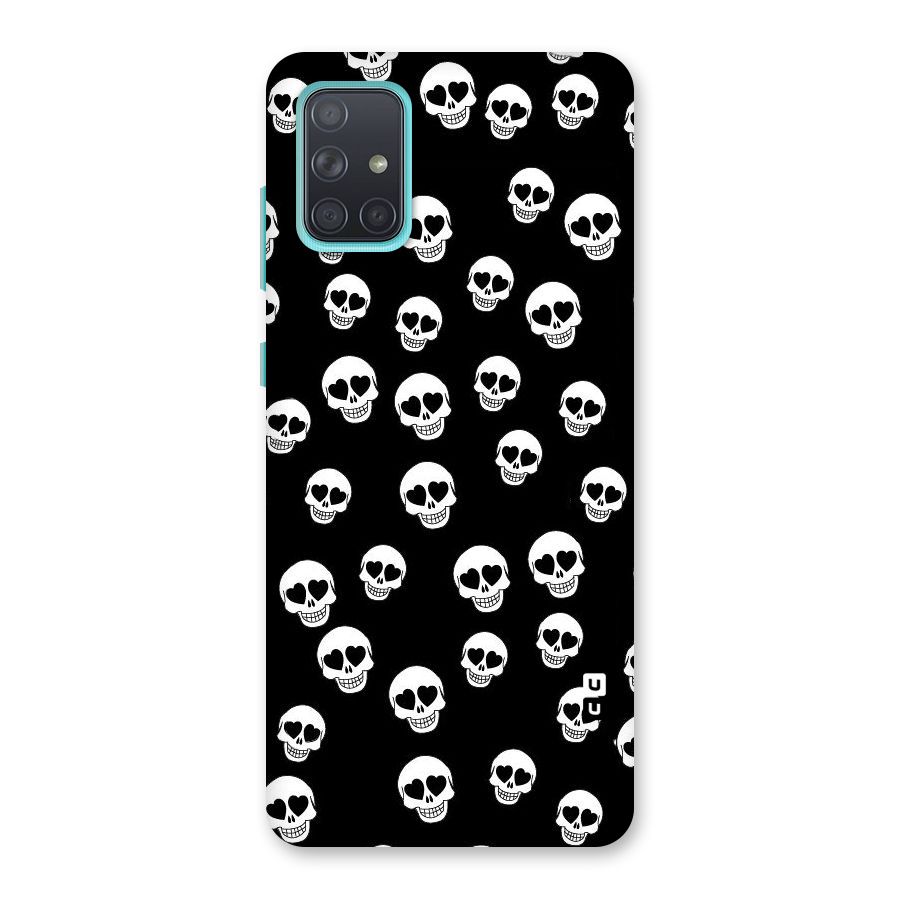 Skull Heart Back Case for Galaxy A71