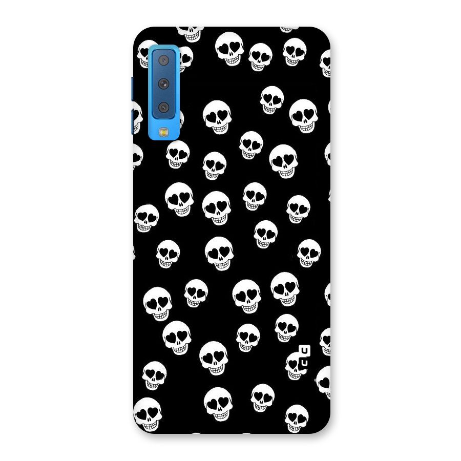 Skull Heart Back Case for Galaxy A7 (2018)