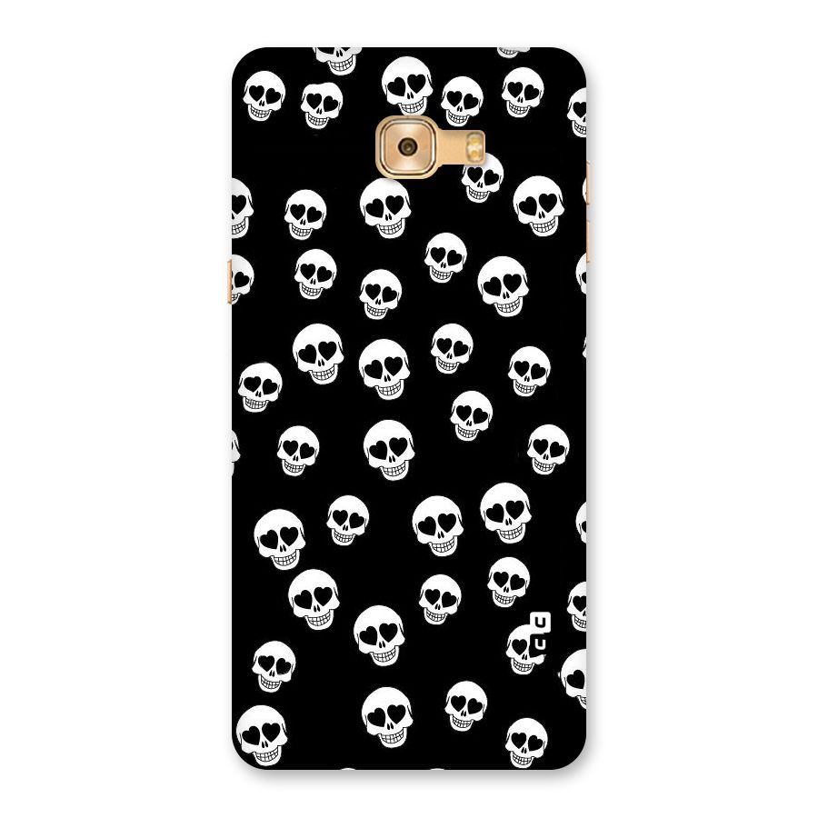 Skull Heart Back Case for Galaxy C9 Pro