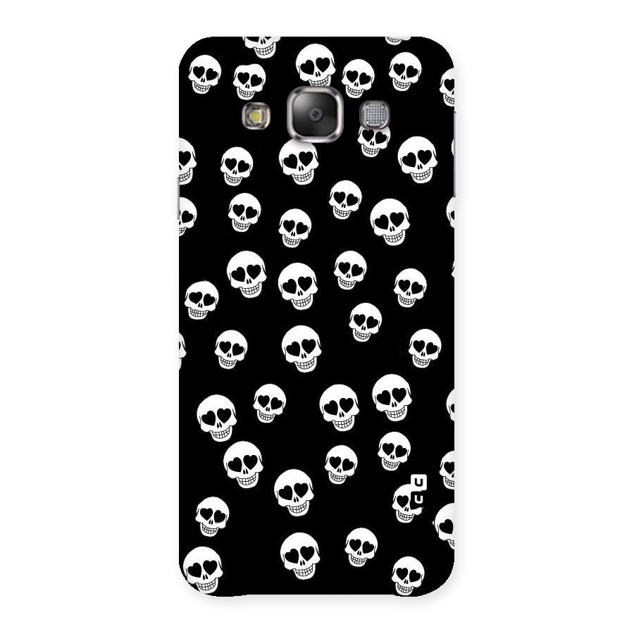 Skull Heart Back Case for Galaxy E7