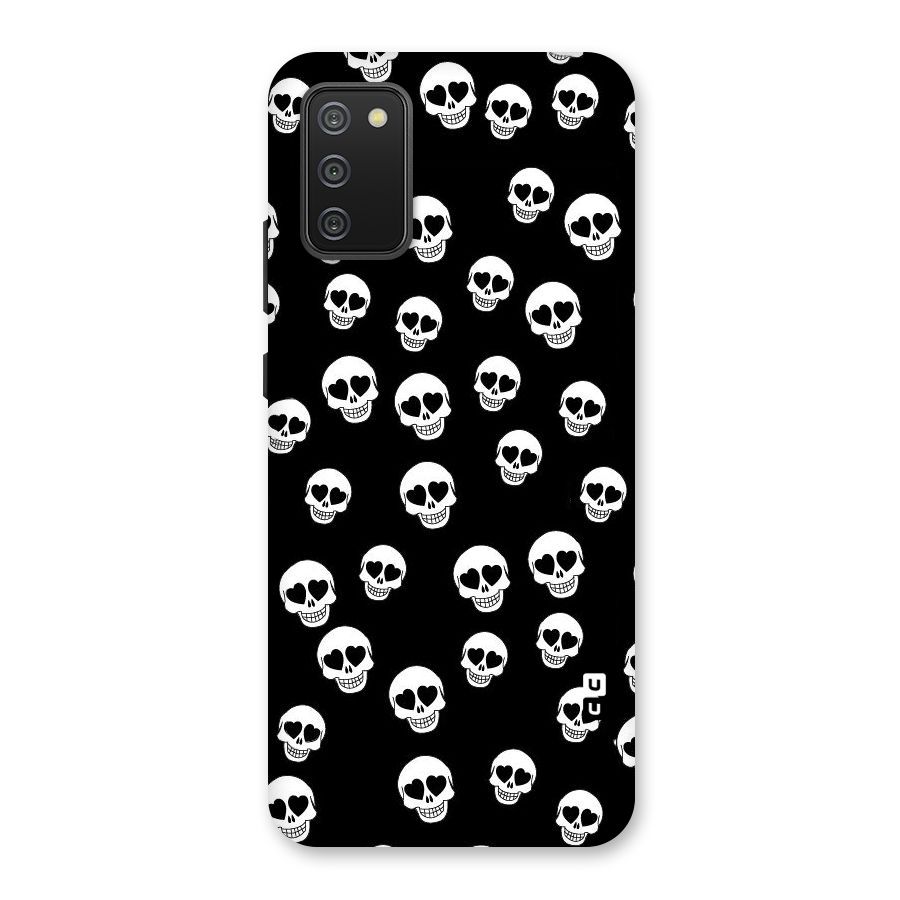 Skull Heart Back Case for Galaxy M02s