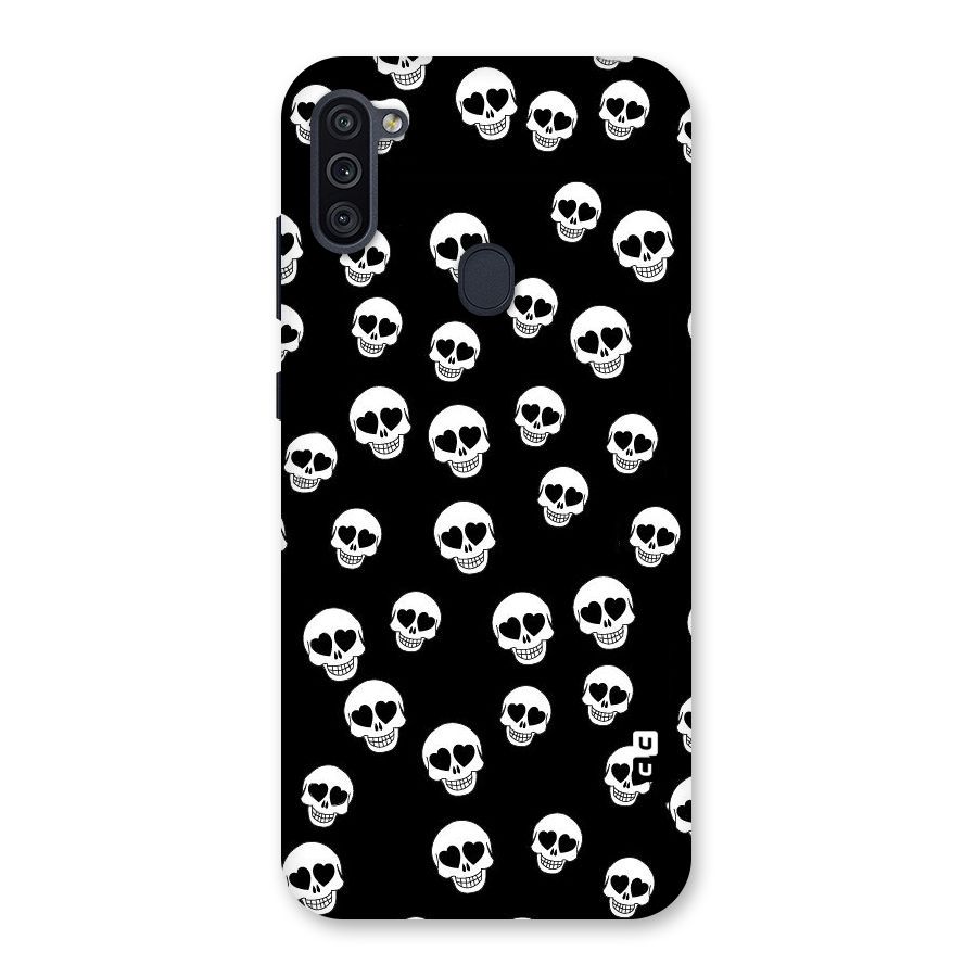 Skull Heart Back Case for Galaxy M11