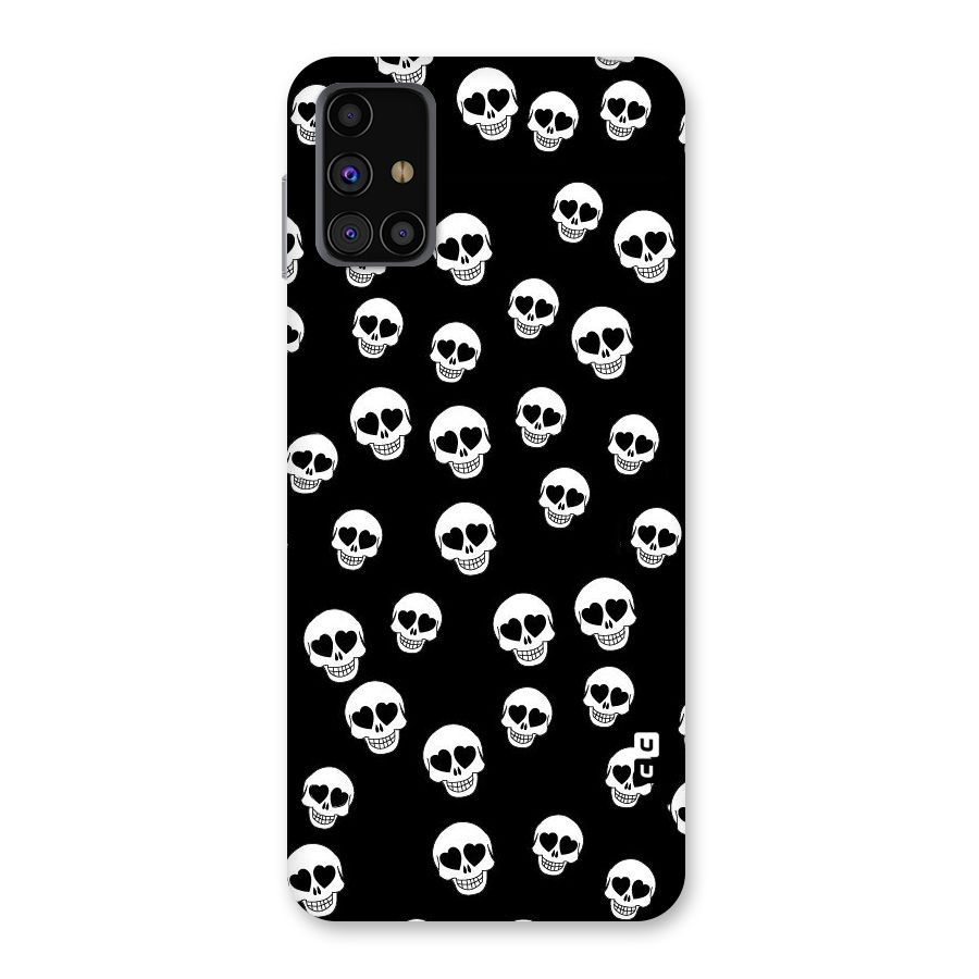Skull Heart Back Case for Galaxy M31s