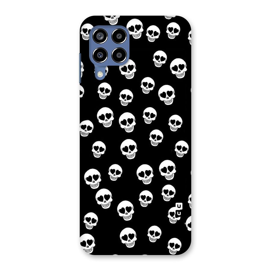 Skull Heart Back Case for Galaxy M53 5G
