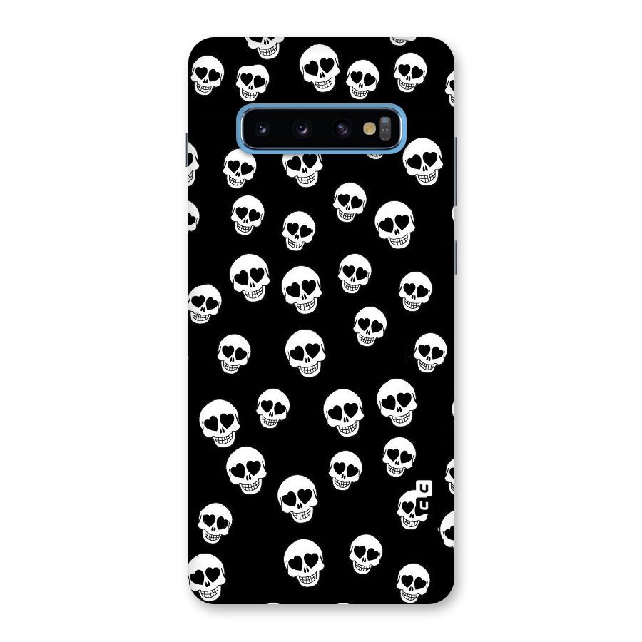 Skull Heart Back Case for Galaxy S10 Plus