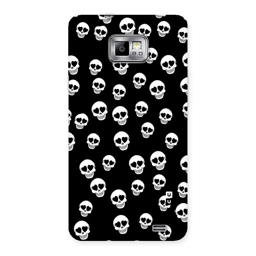 Skull Heart Back Case for Galaxy S2