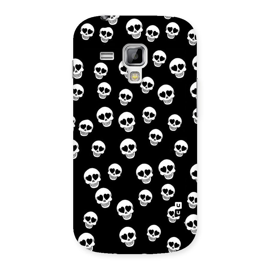 Skull Heart Back Case for Galaxy S Duos