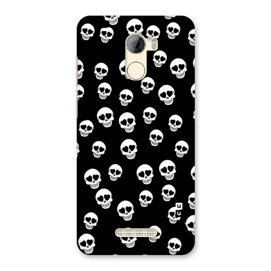Skull Heart Back Case for Gionee A1 LIte