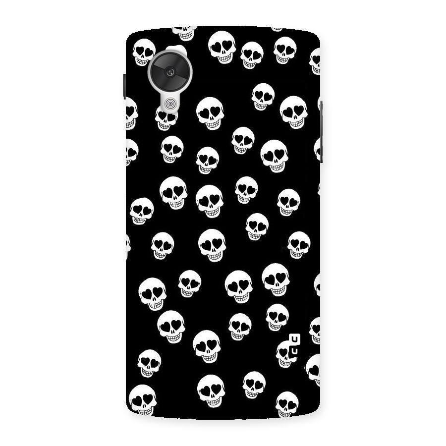 Skull Heart Back Case for Google Nexsus 5