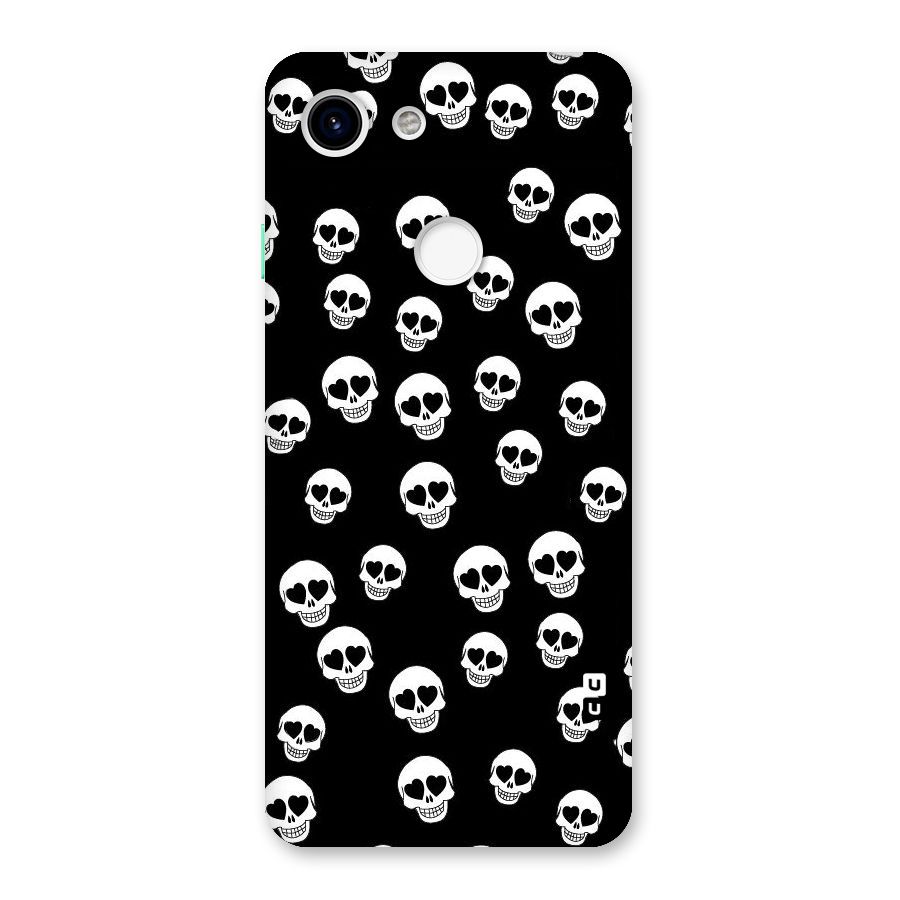 Skull Heart Back Case for Google Pixel 3
