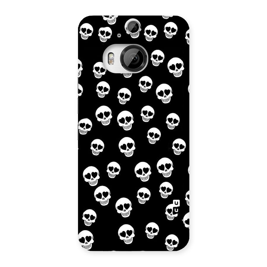 Skull Heart Back Case for HTC One M9 Plus