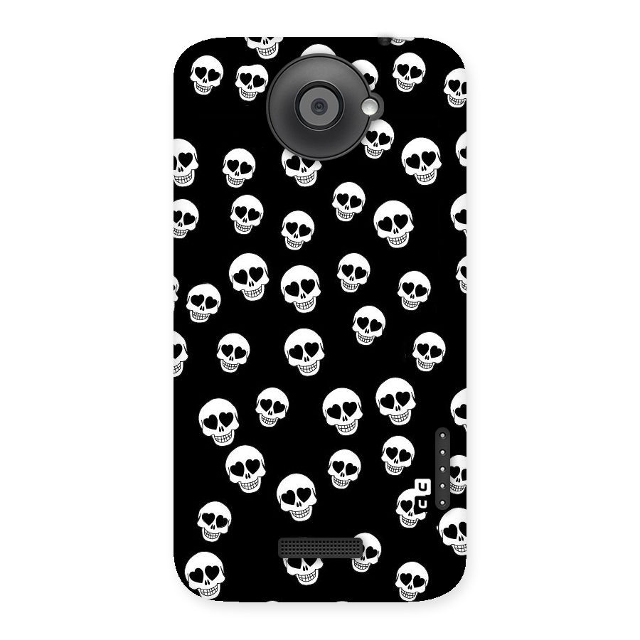Skull Heart Back Case for HTC One X
