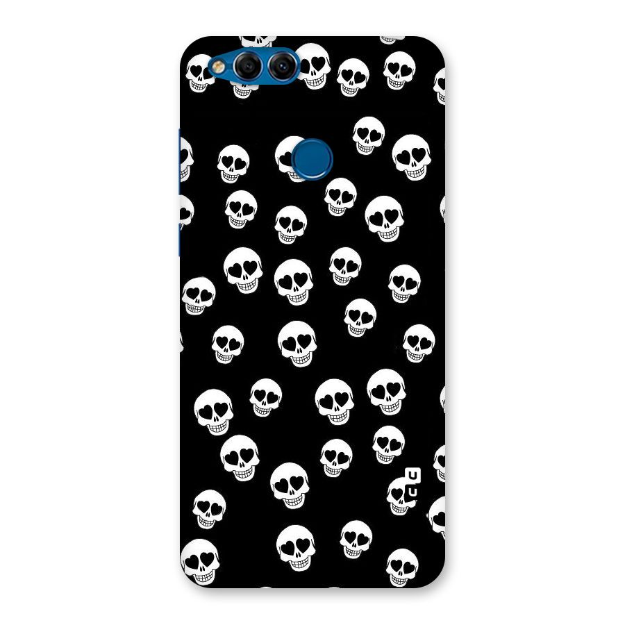 Skull Heart Back Case for Honor 7X