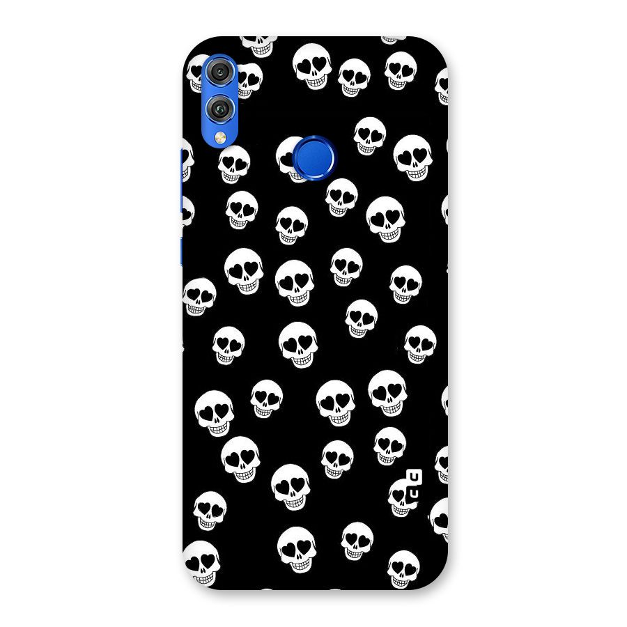 Skull Heart Back Case for Honor 8X