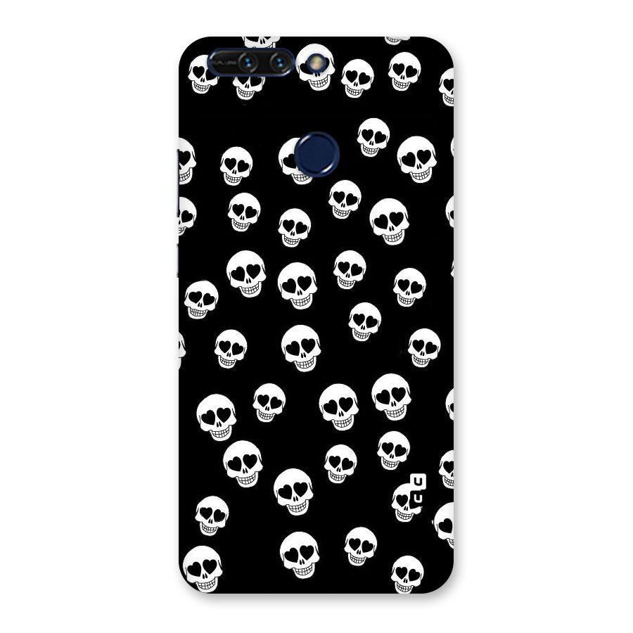 Skull Heart Back Case for Honor 8 Pro