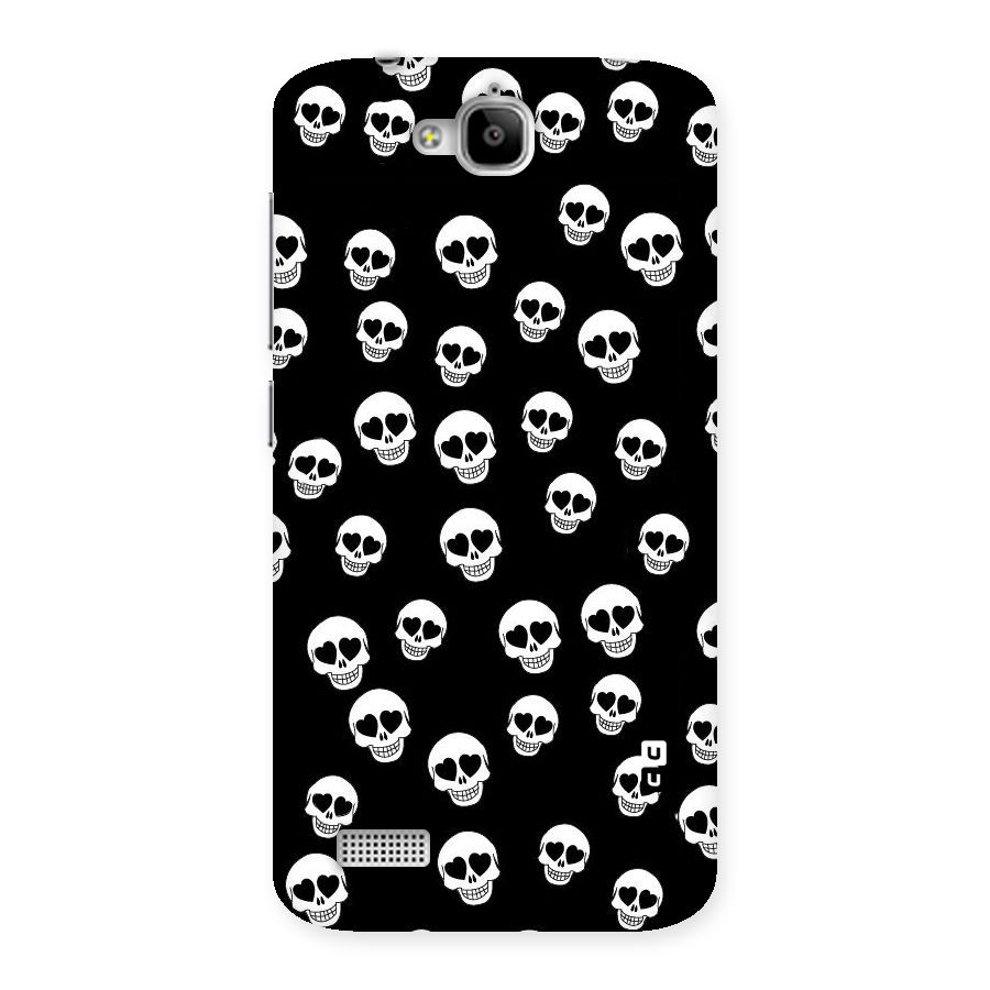 Skull Heart Back Case for Honor Holly