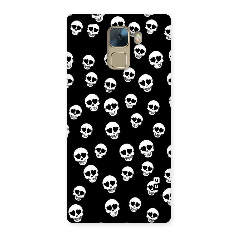 Skull Heart Back Case for Huawei Honor 7