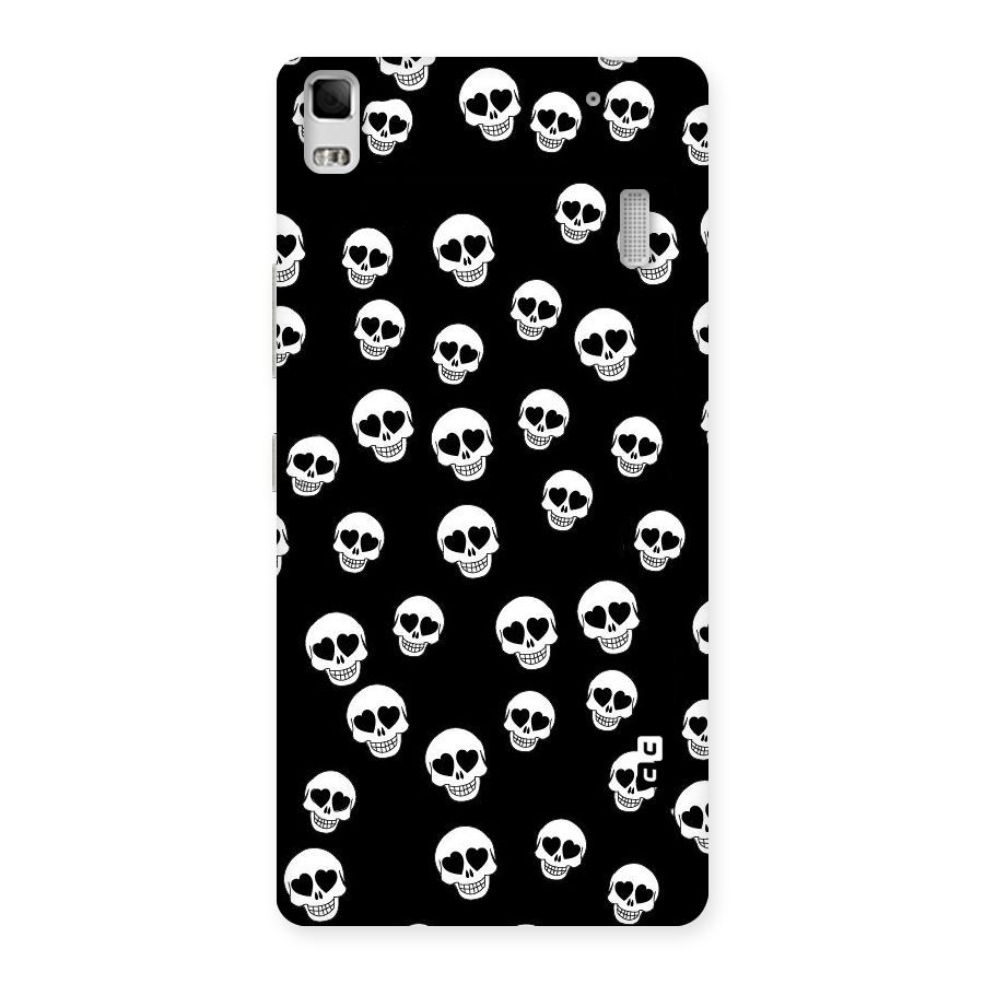 Skull Heart Back Case for Lenovo A7000