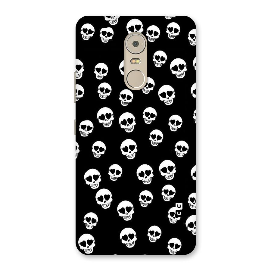 Skull Heart Back Case for Lenovo K6 Note