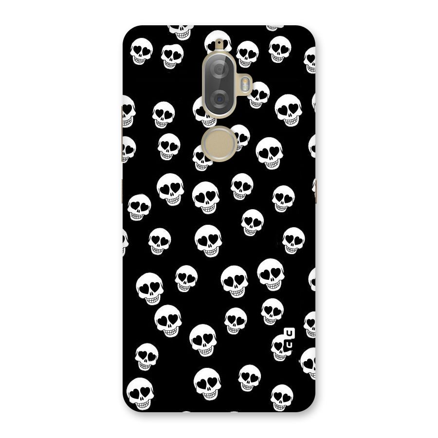 Skull Heart Back Case for Lenovo K8 Plus