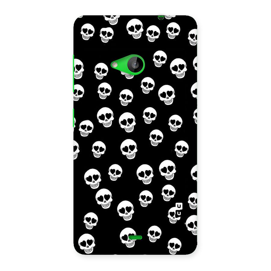 Skull Heart Back Case for Lumia 535