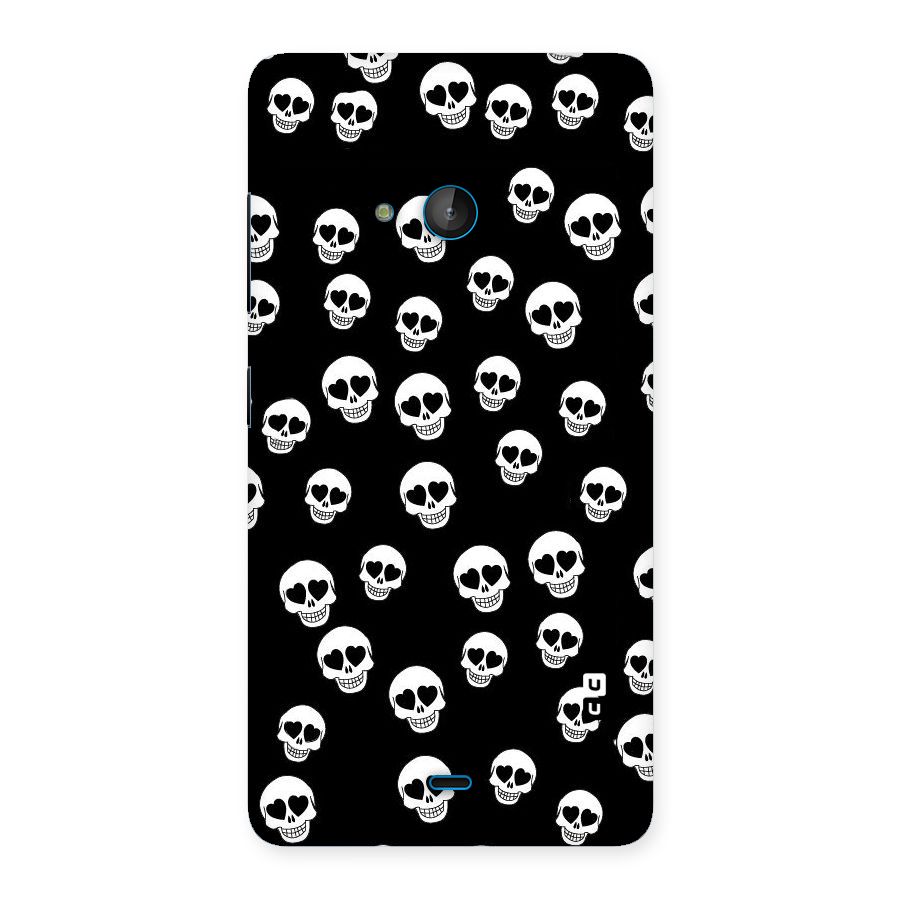 Skull Heart Back Case for Lumia 540