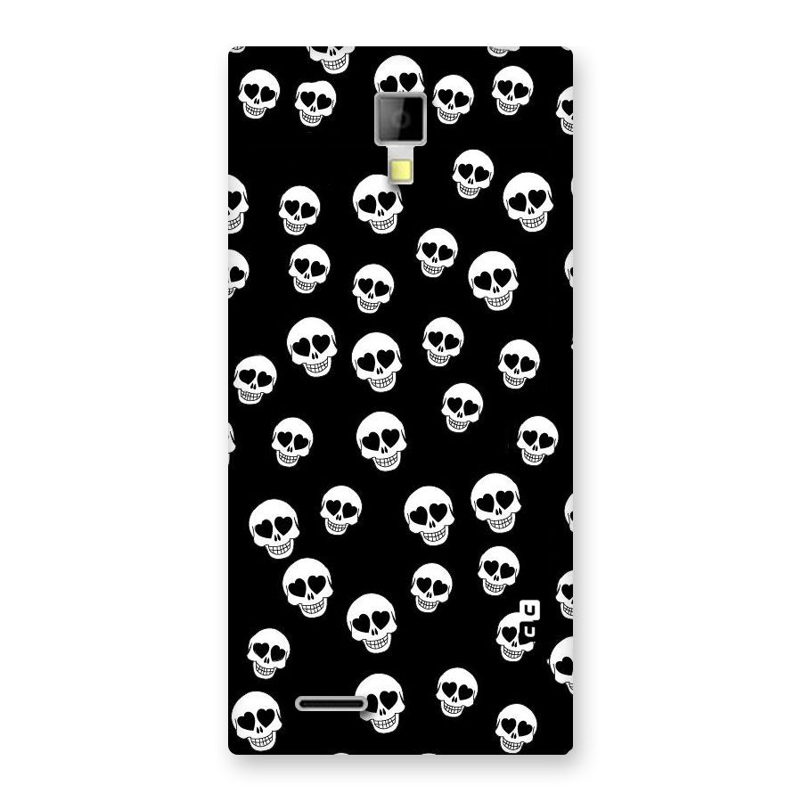 Skull Heart Back Case for Micromax Canvas Xpress A99