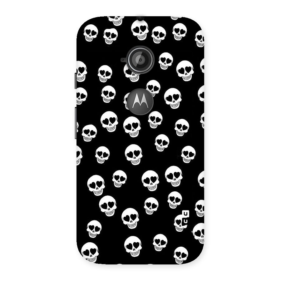Skull Heart Back Case for Moto E 2nd Gen