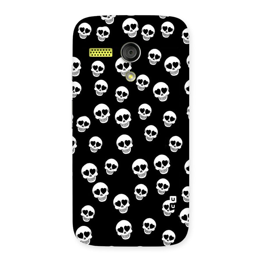 Skull Heart Back Case for Moto G