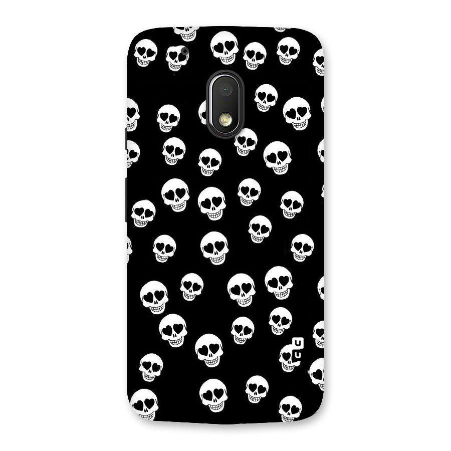 Skull Heart Back Case for Moto G4 Play
