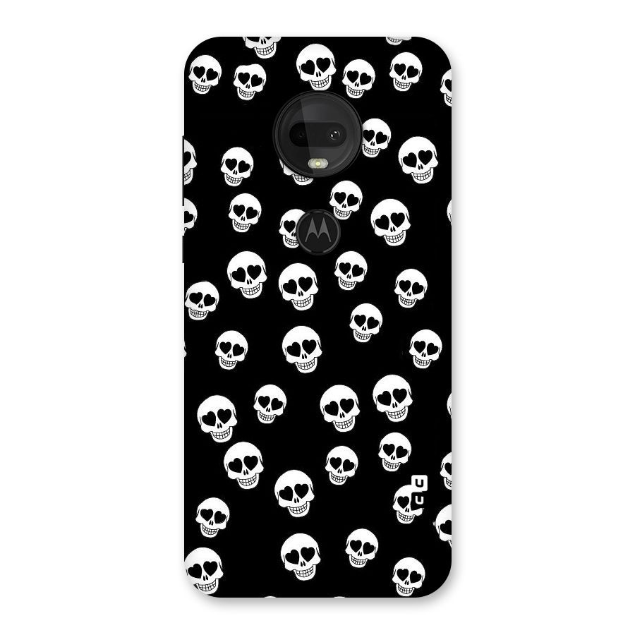 Skull Heart Back Case for Moto G7