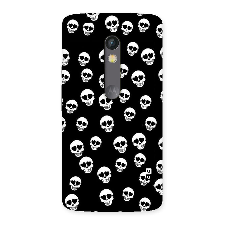 Skull Heart Back Case for Moto X Play
