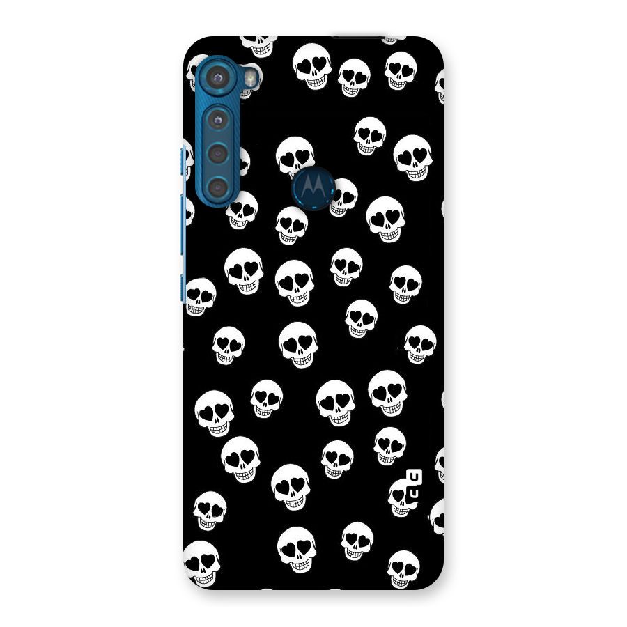 Skull Heart Back Case for Motorola One Fusion Plus